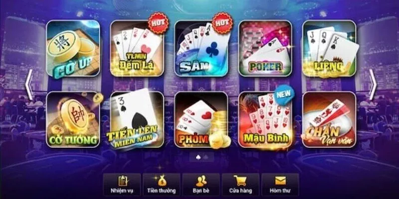 Những trò chơi ăn khách nhất tại sảnh Game Bài 3King